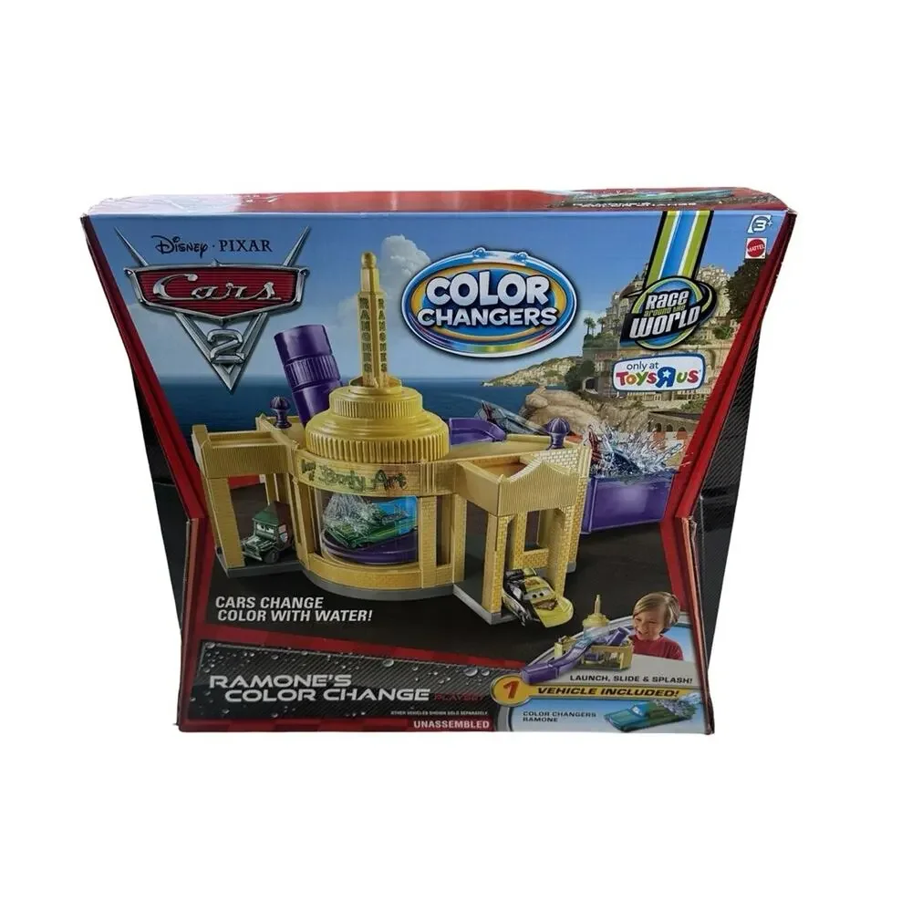 Disney Pixar Cars Ramones Color Change Playset New Sealed Rare